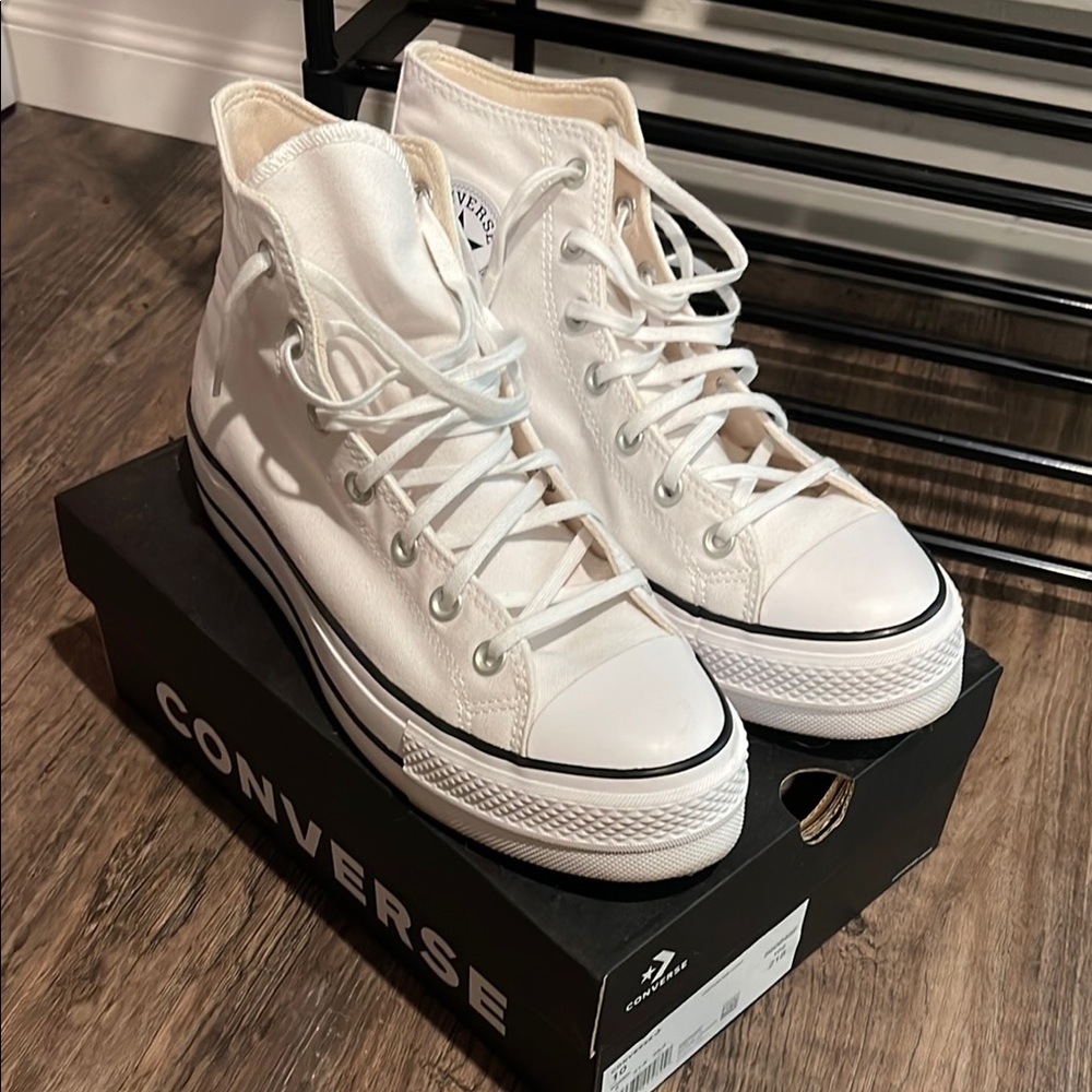 Converse Women's White High-Top Sneakers